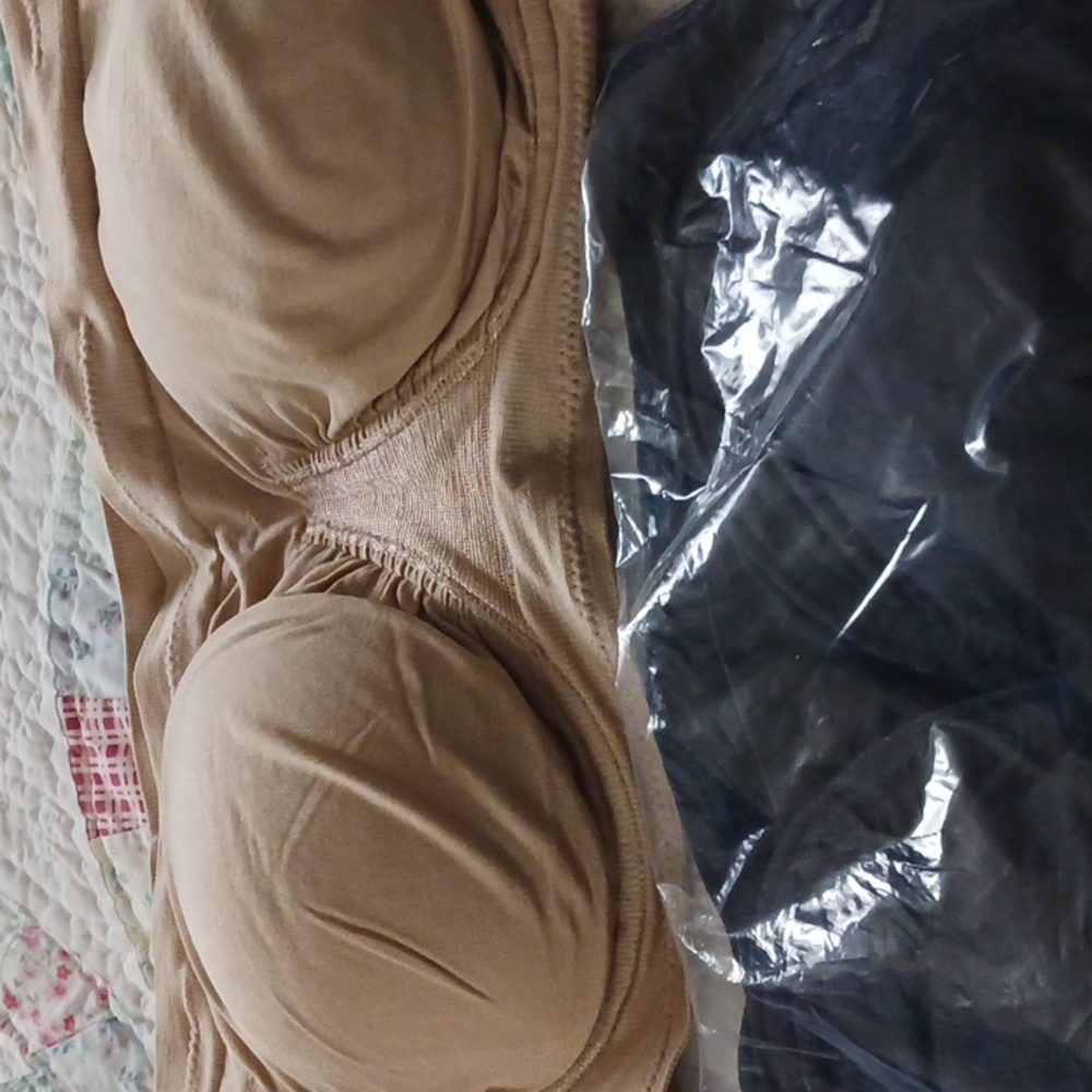 Rhonda Shear strapless bras 2 pak